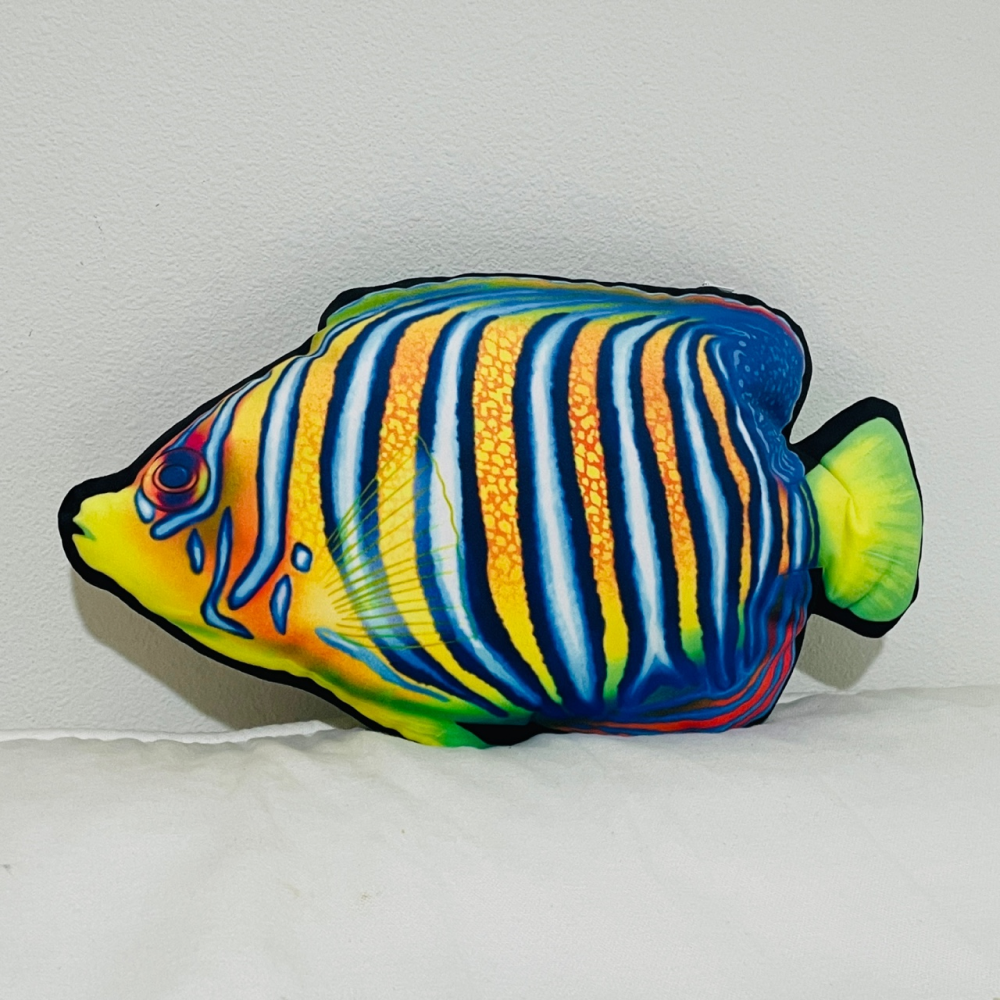 Regal Angelfish Pillow - Reef of Clowns