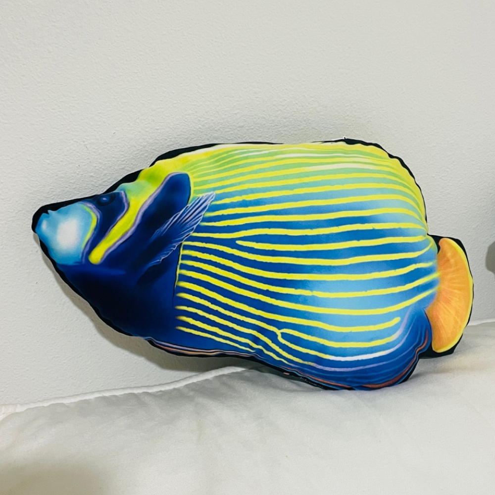 Emperor Angelfish Pillow - Reef of Clowns