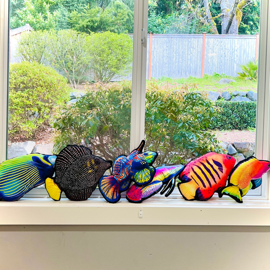 Designer Clownfish Pillow - Reef of Clowns