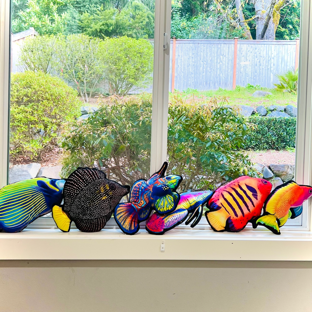 Regal Angelfish Pillow - Reef of Clowns