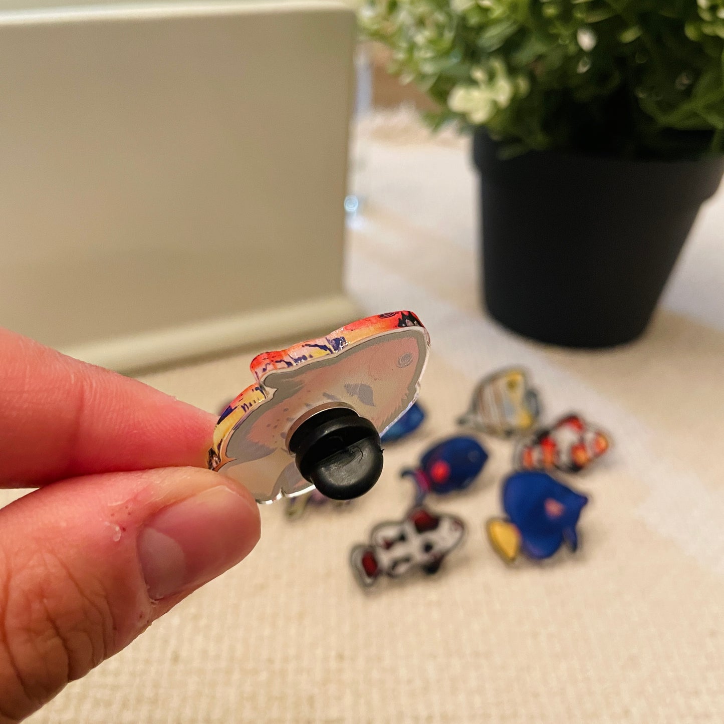 Flame Angelfish Pin - Reef of Clowns LLC