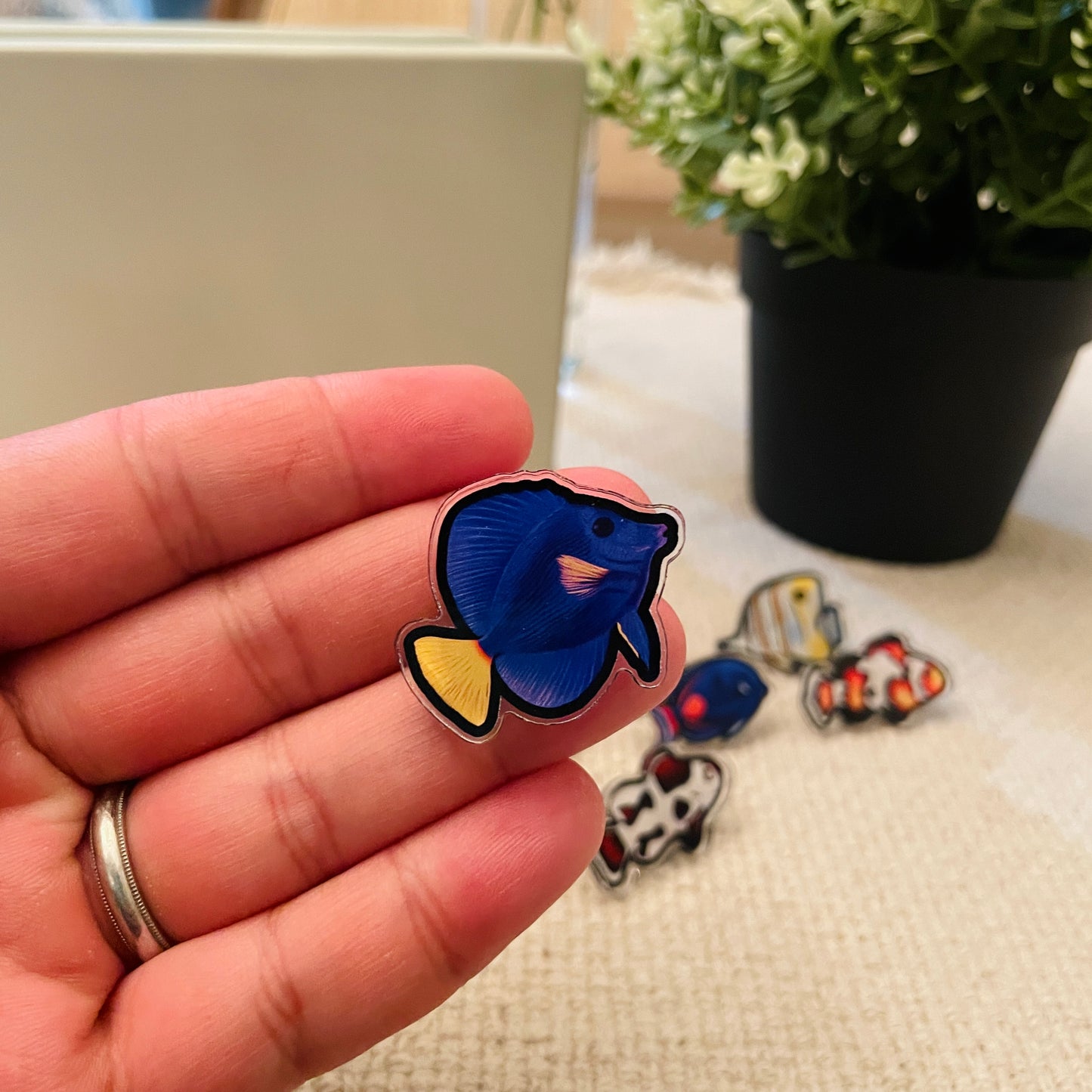 Purple Tang Pin - Reef of Clowns LLC