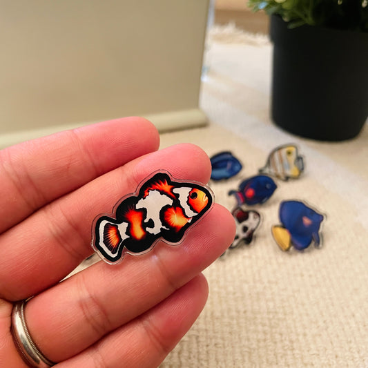 Designer Clownfish Pin - Reef of Clowns LLC