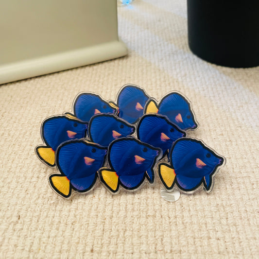 Purple Tang Pin - Reef of Clowns LLC