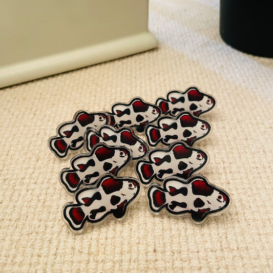 Mocha Storm Clownfish Pin - Reef of Clowns LLC