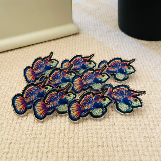 Mandarin Goby Pin - Reef of Clowns LLC