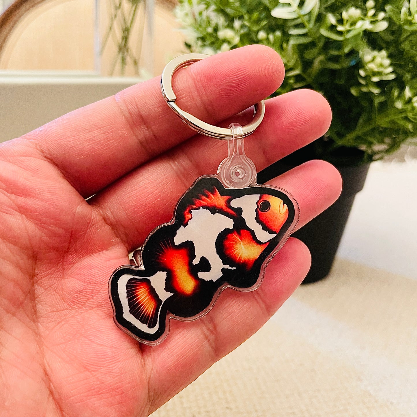 Designer Clownfish Keychain - Reef of Clowns LLC