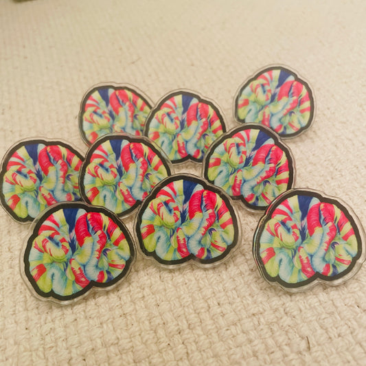 Trachyphilla Coral Pin - Reef of Clowns LLC