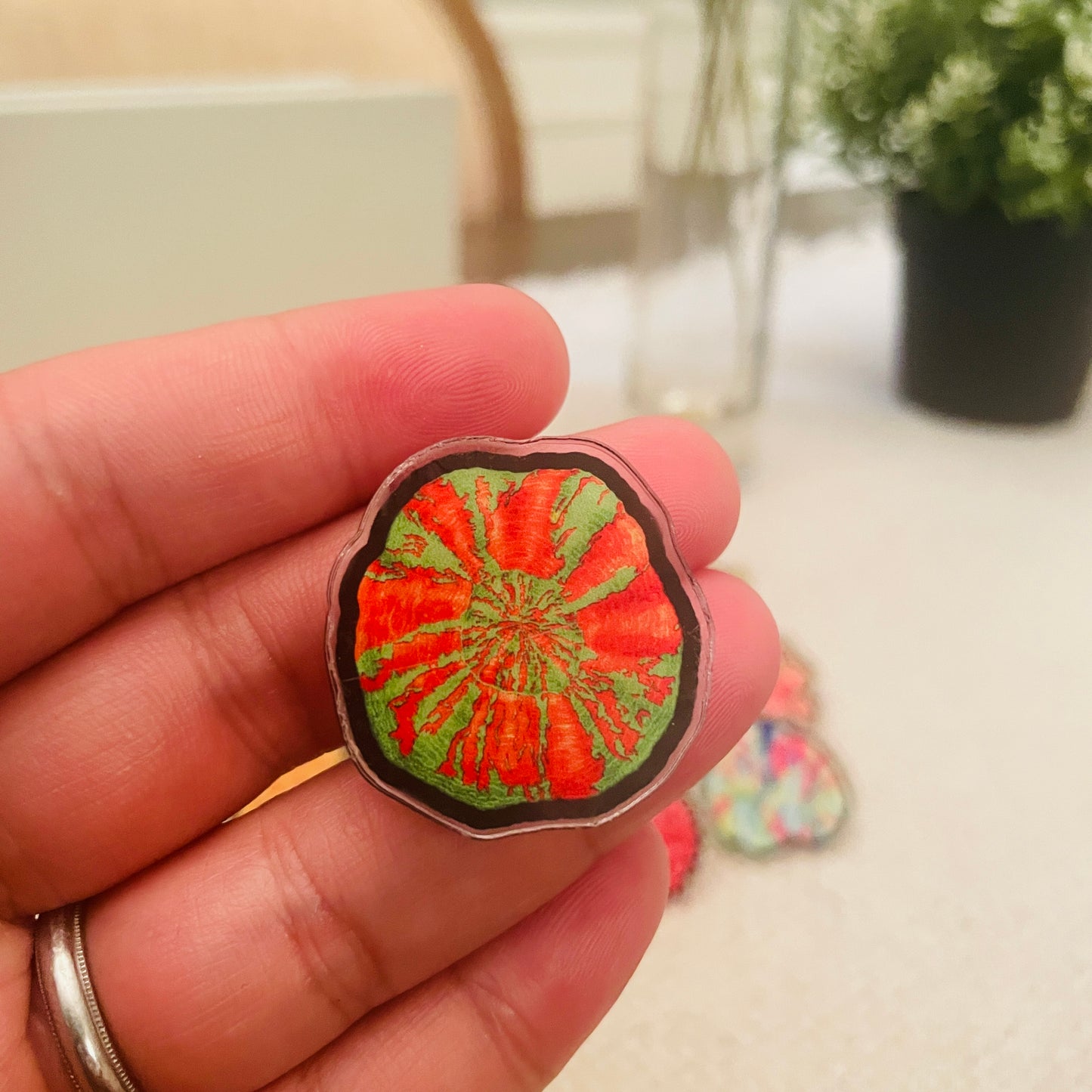 Bleeding Apple Scoly Pin - Reef of Clowns LLC