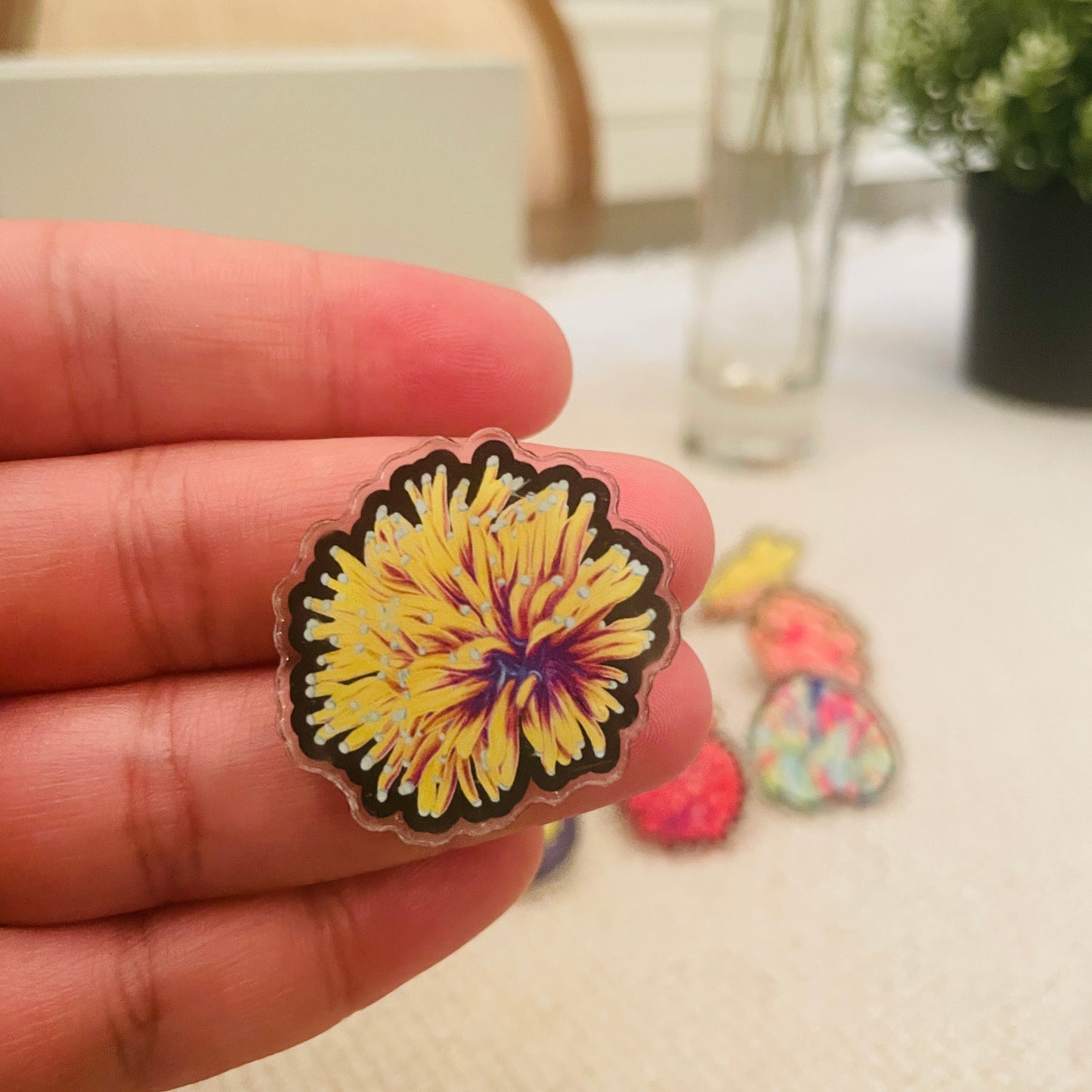 Aussie Gold Torch Pin - Reef of Clowns LLC