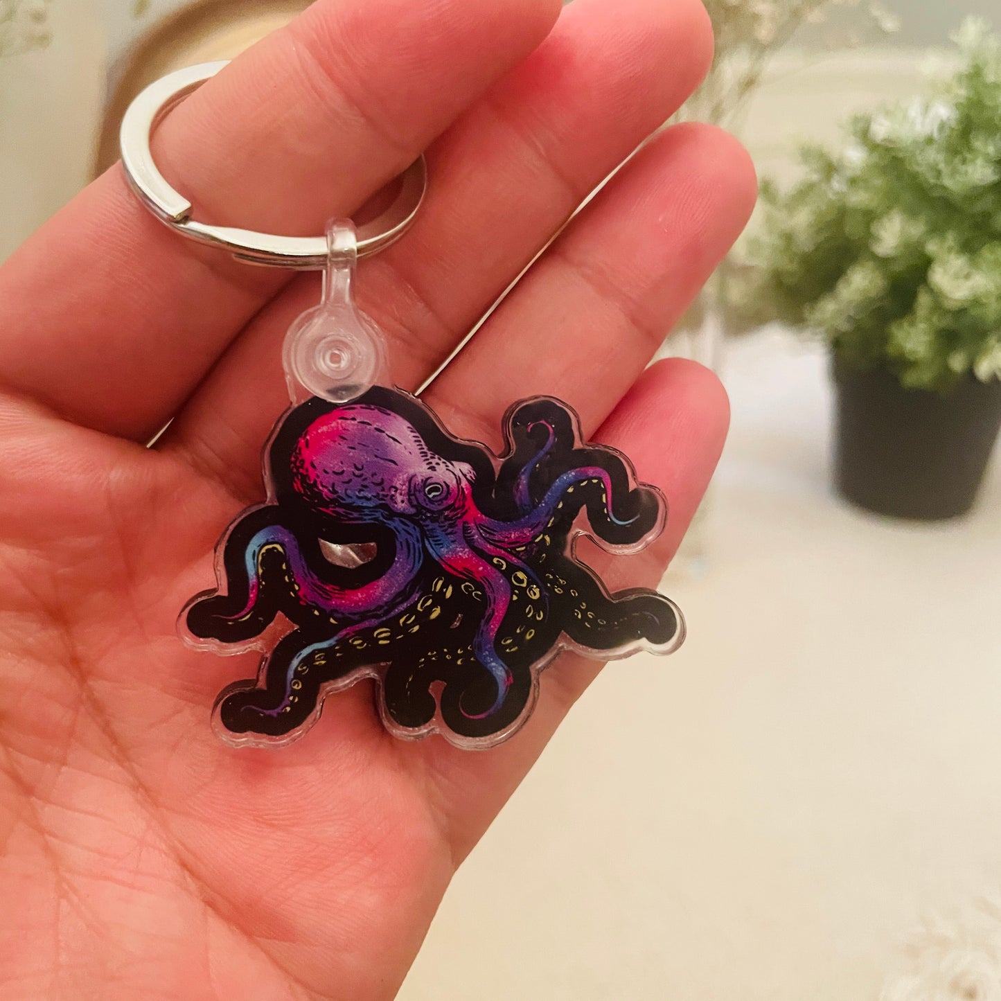 Kraken Keychain - Reef of Clowns LLC