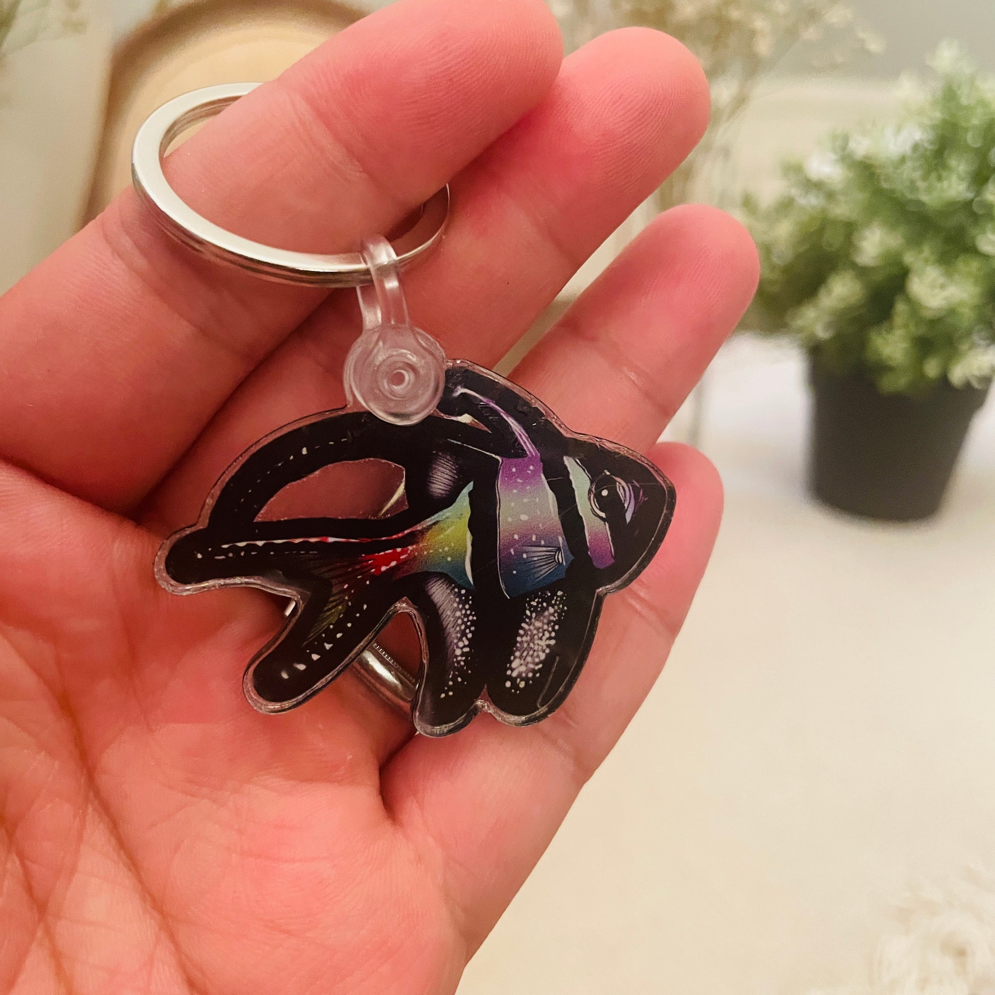 Benggai Cardinalfish Keychain - Reef of Clowns LLC