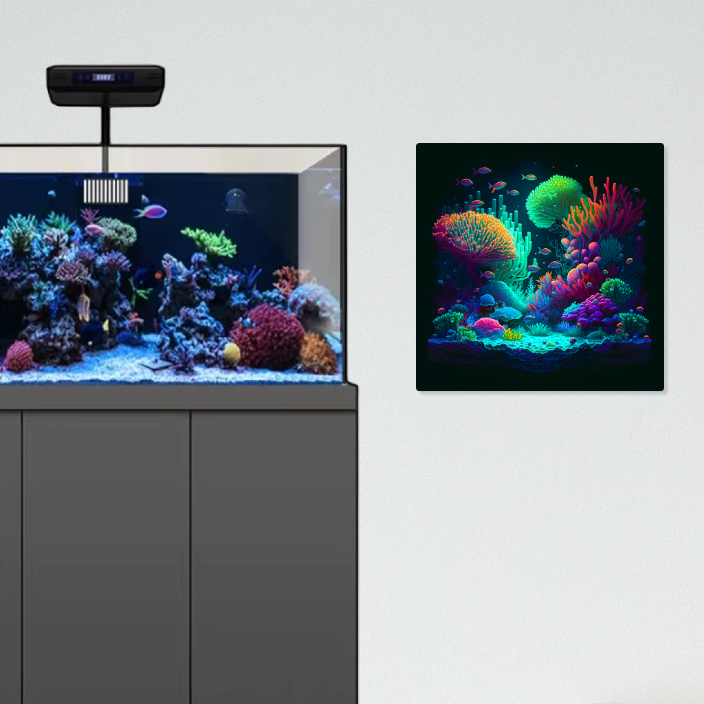 Reef Magic UV Blacklight Tapestry - Reef of Clowns