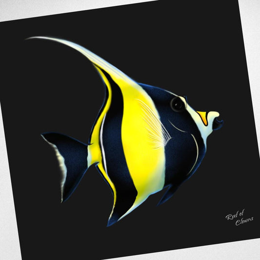 Moorish Idol Canvas Wall Art