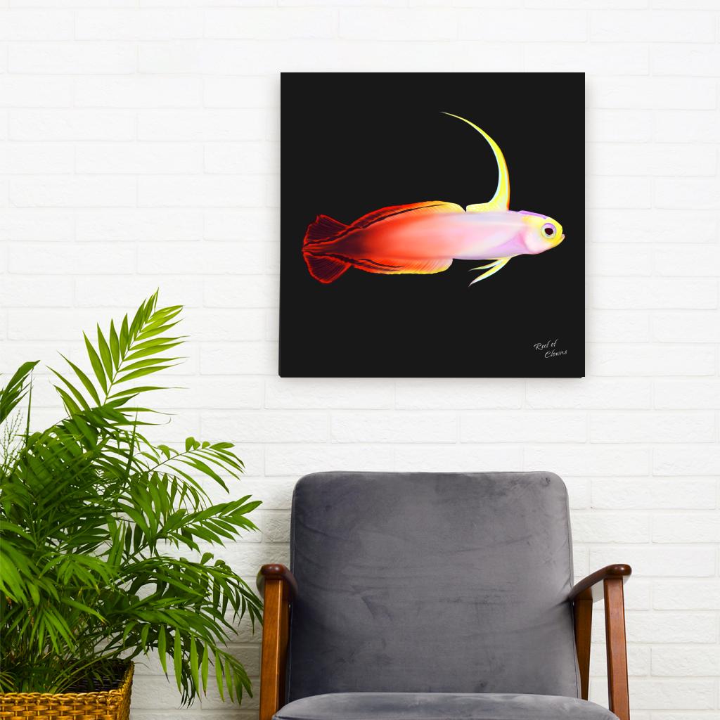 Firefish Canvas Wall Art