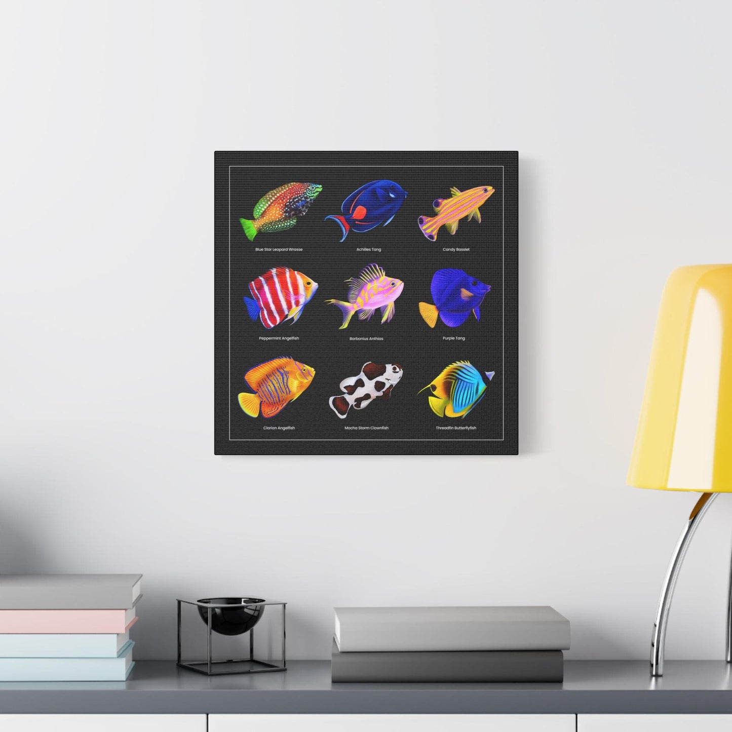 Rare Reef Fish Canvas Wall Art