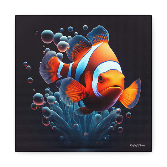 Hello Clownfish (Canvas Art) - Reef of Clowns