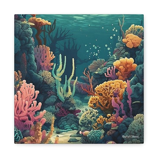 The Coral Reef Music (Canvas Art) - Reef of Clowns