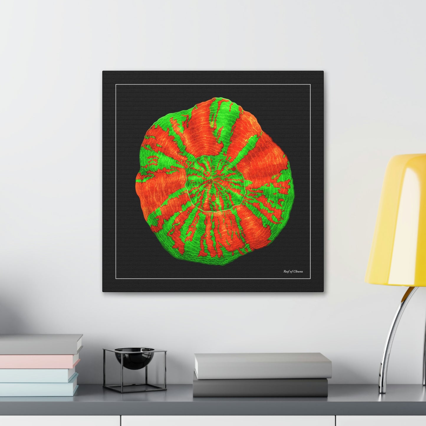 Bleeding Apple Scoly Coral (Canvas Art) - Reef of Clowns