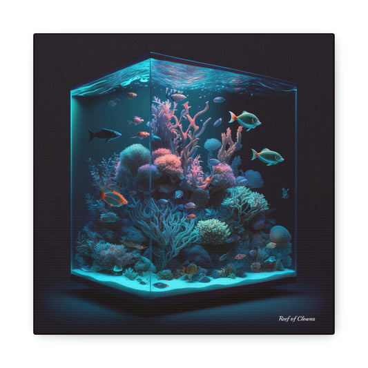Mesmerizing Reef Aquarium (Canvas Art) - Reef of Clowns
