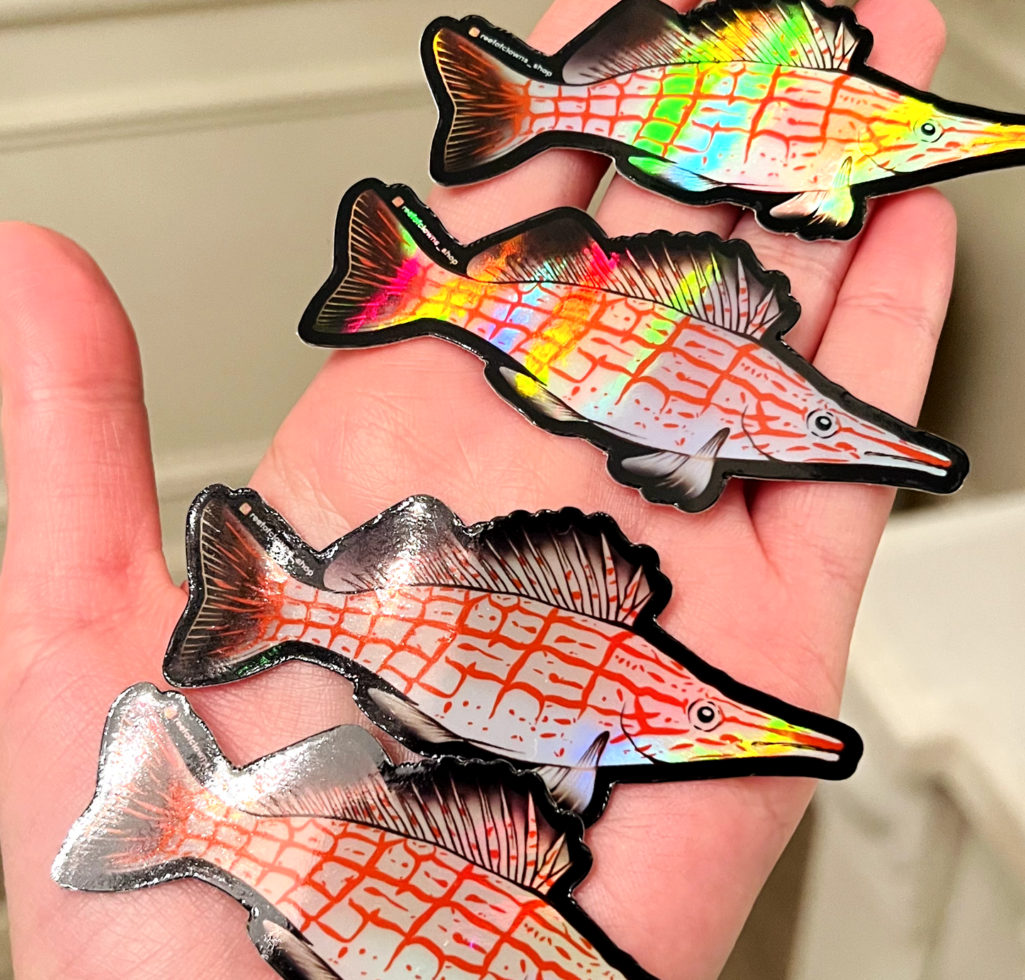 Longnose Hawkfish (Holographic) - Reef of Clowns