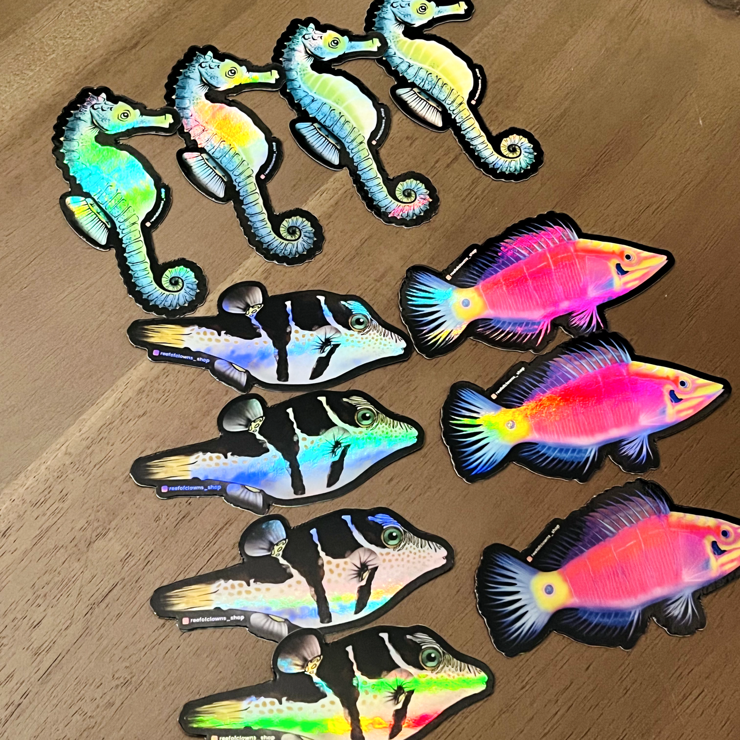 Seahorse (Holographic) - Reef of Clowns