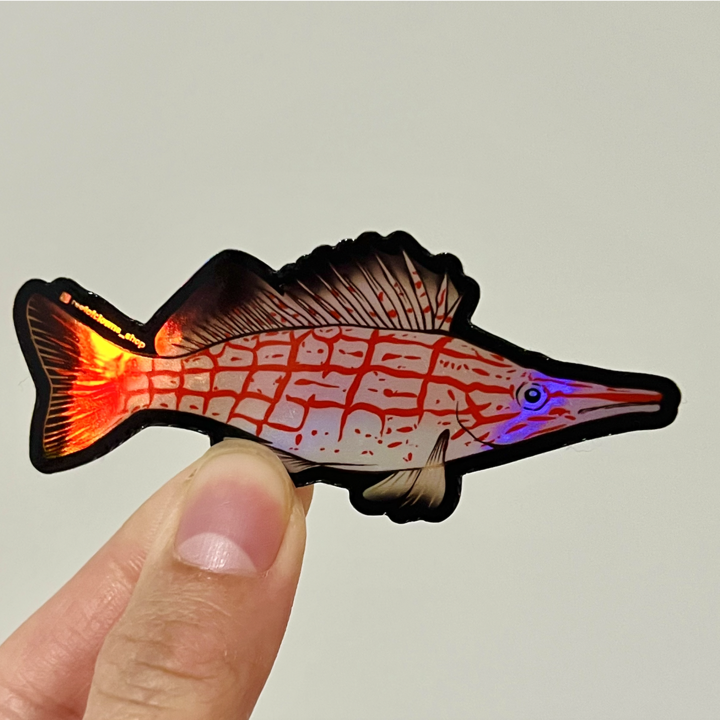 Longnose Hawkfish (Holographic) - Reef of Clowns