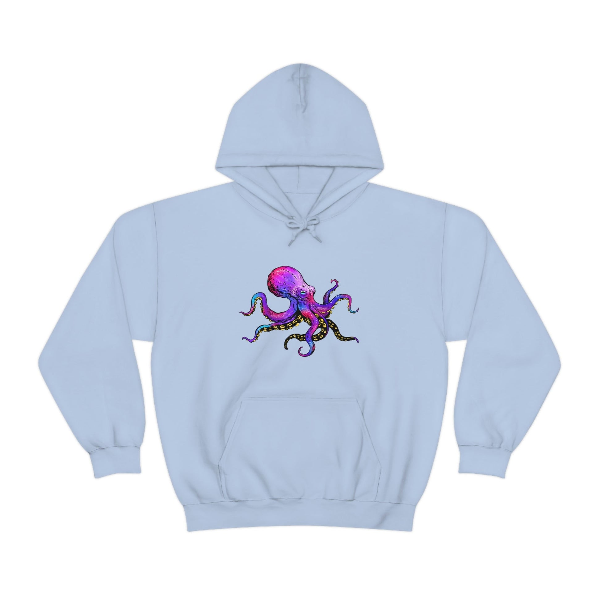 Vibrant Purple Kraken Hoodie - Reef of Clowns