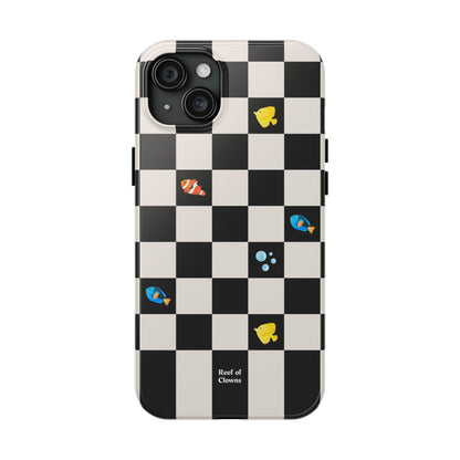 Reef of Clowns Checkerboard (Inkreef) Phone Case