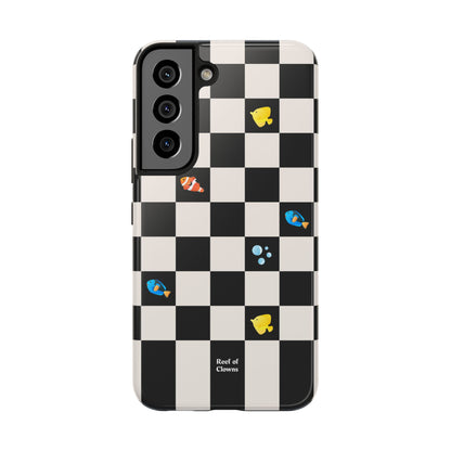 Reef of Clowns Checkerboard (Inkreef) Phone Case