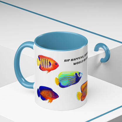 Sip Happens Angelfish Mug
