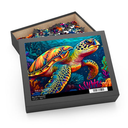 Turtle in the Coral Reef Puzzle