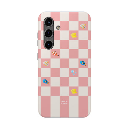 Reef of Clowns Checkerboard (Pinktide) Phone Case