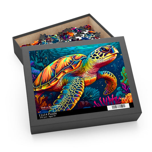 Turtle in the Coral Reef Puzzle