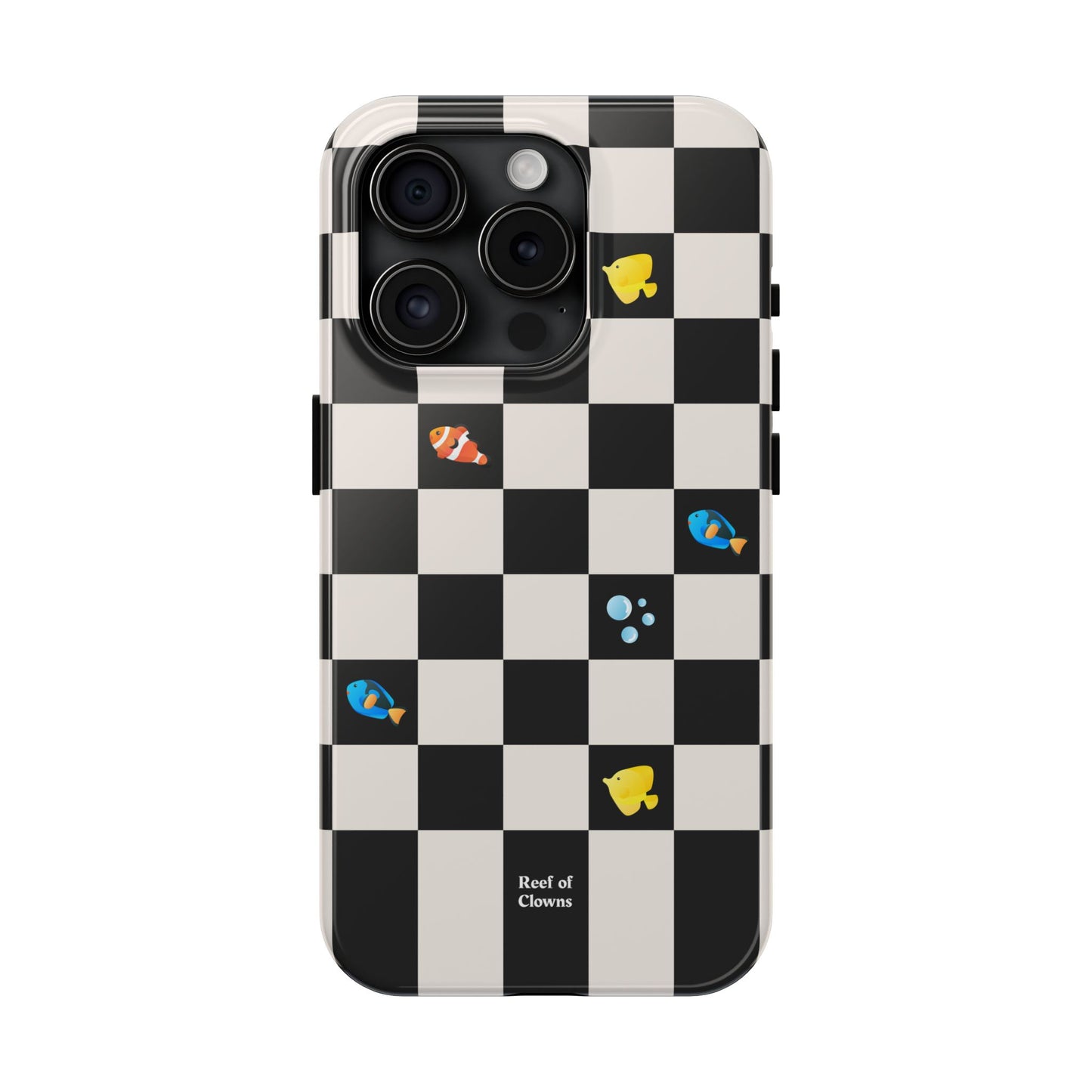 Reef of Clowns Checkerboard (Inkreef) Phone Case