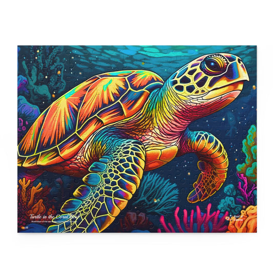 Turtle in the Coral Reef Puzzle