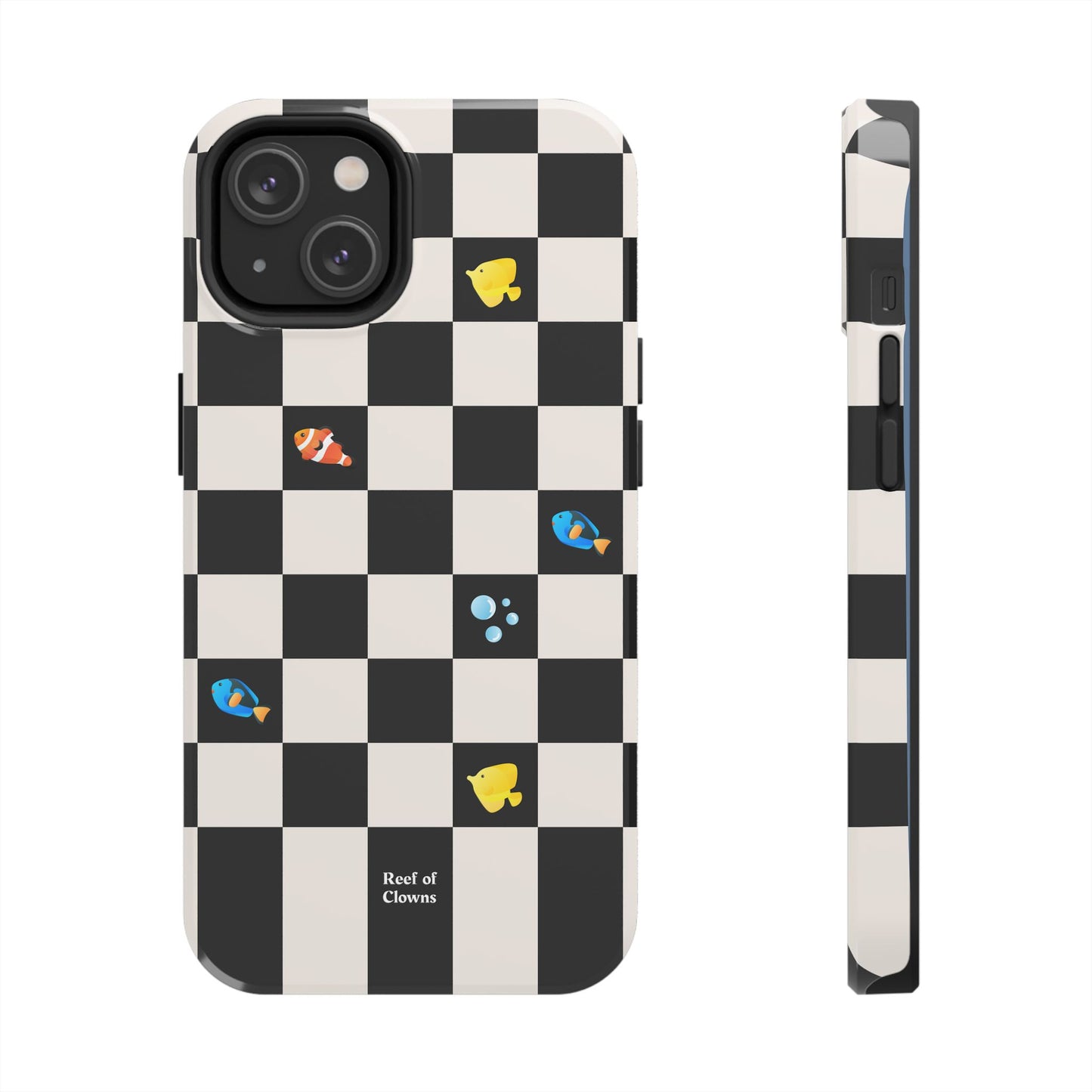 Reef of Clowns Checkerboard (Inkreef) Phone Case