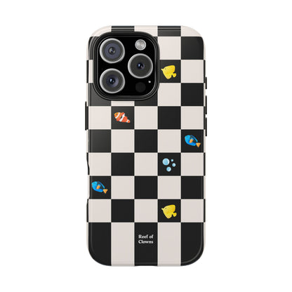 Reef of Clowns Checkerboard (Inkreef) Phone Case