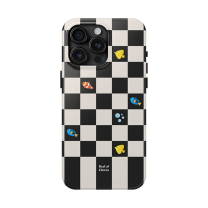 Reef of Clowns Checkerboard (Inkreef) Phone Case