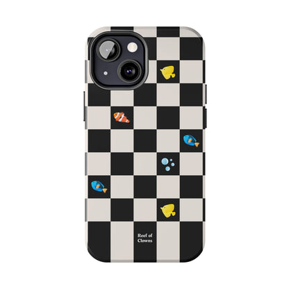 Reef of Clowns Checkerboard (Inkreef) Phone Case