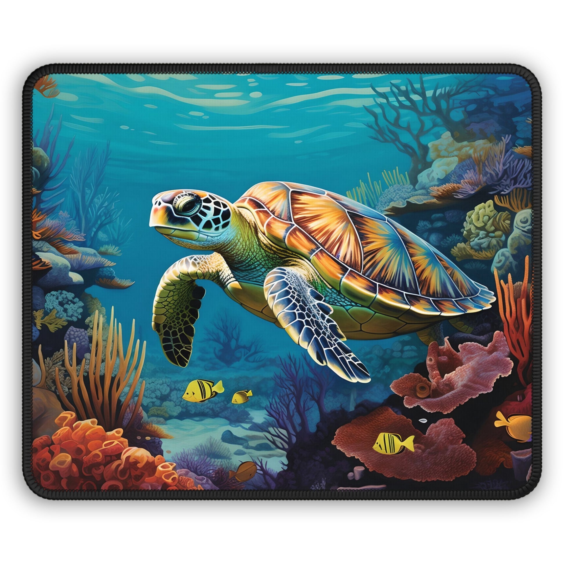 Turtle Swimming in the Reef - Reef of Clowns LLC