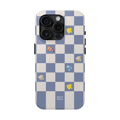 Reef of Clowns Checkerboard (Sealatte) Phone Case
