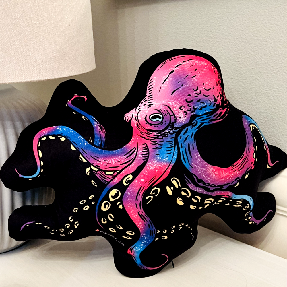 Kraken Pillow - Reef of Clowns LLC