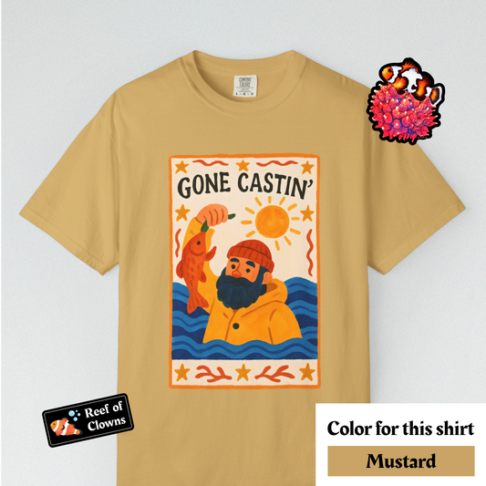 Gone Castin' - Graphic Shirt