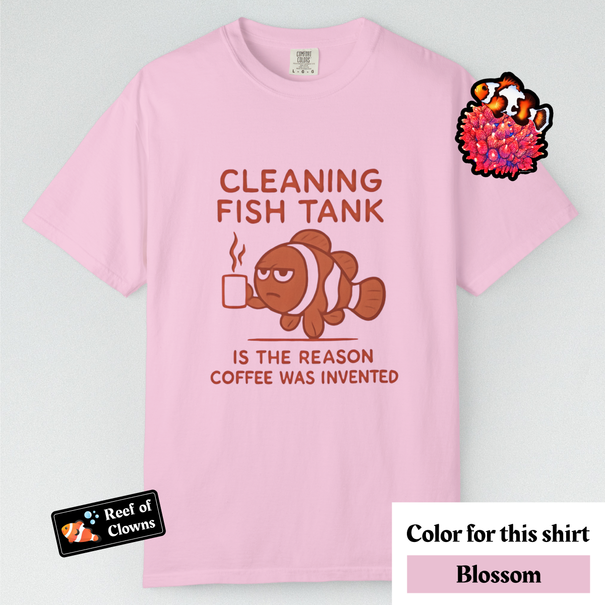 Cleaning Fish Tank - Graphic Shirt