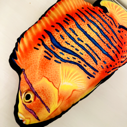 Clarion Angelfish Pillow - Reef of Clowns LLC