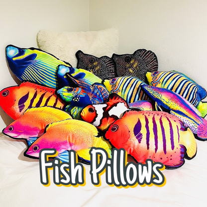 Regal Angelfish Pillow - Reef of Clowns