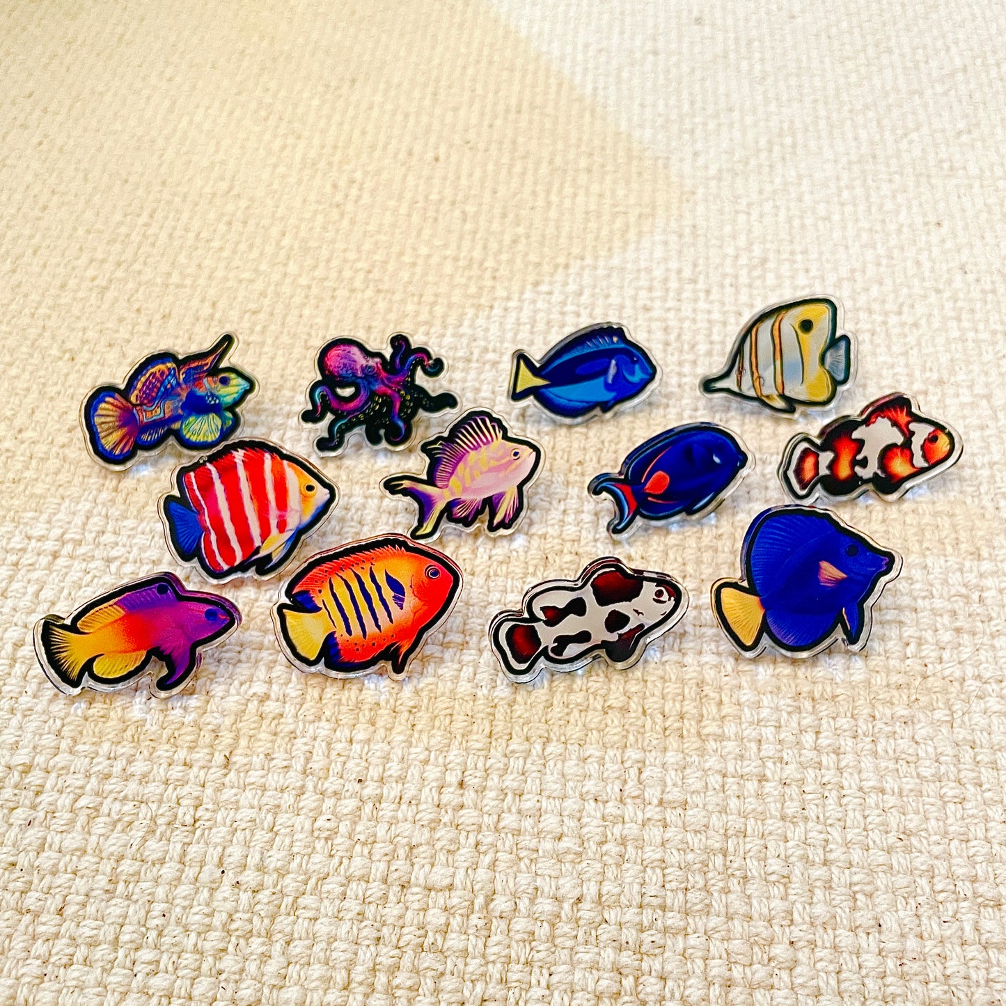 Mocha Storm Clownfish Pin - Reef of Clowns LLC