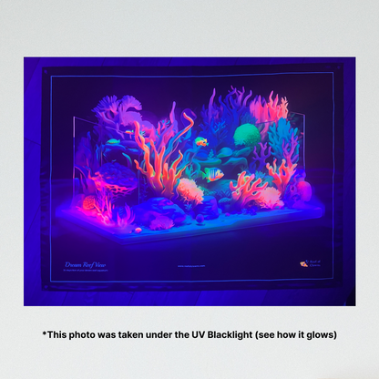 Dream Reef View UV Blacklight Tapestry