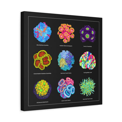Reef Coral v2 Canvas Wall Art